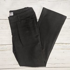 Black stretch dress pants-Merona